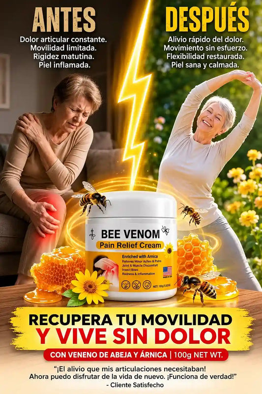 VENENO DE ABEJA - ADIOS DOLOR ARTICULAR Y MUSCULAR